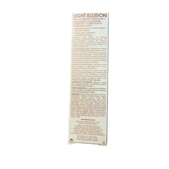 Flower Beauty Mocha D4 Light Illusion Full Coverage Concealer 0.2 Oz - Picture 2 of 2